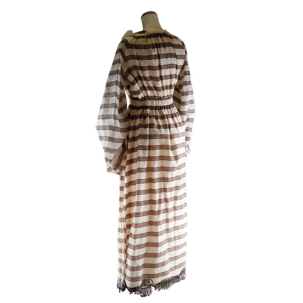 FENDI one piece FD9622 A38D Polyester, Polyurethane beige Cocktail dress Women 36 Used
