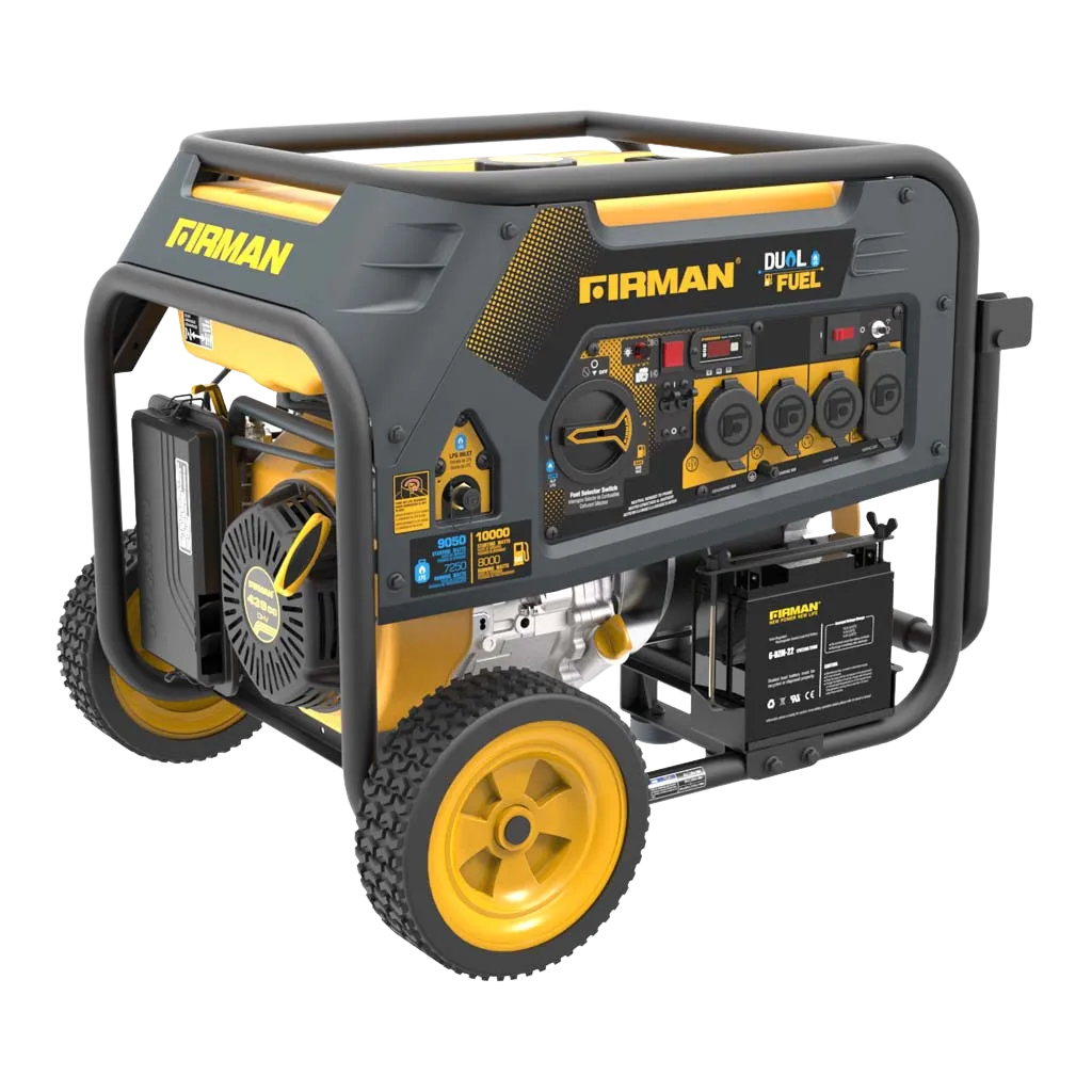 Firman H08053 8000W/10000W Dual Fuel Electric Start 50A Generator Manufacturer RFB