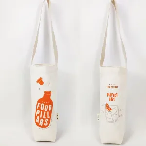 Four Pillars Bottle Tote Bag