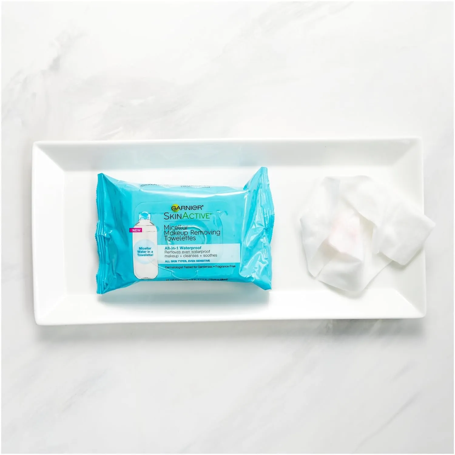 Garnier Micellar Makeup Removing Towelettes Face Wipes 25ct