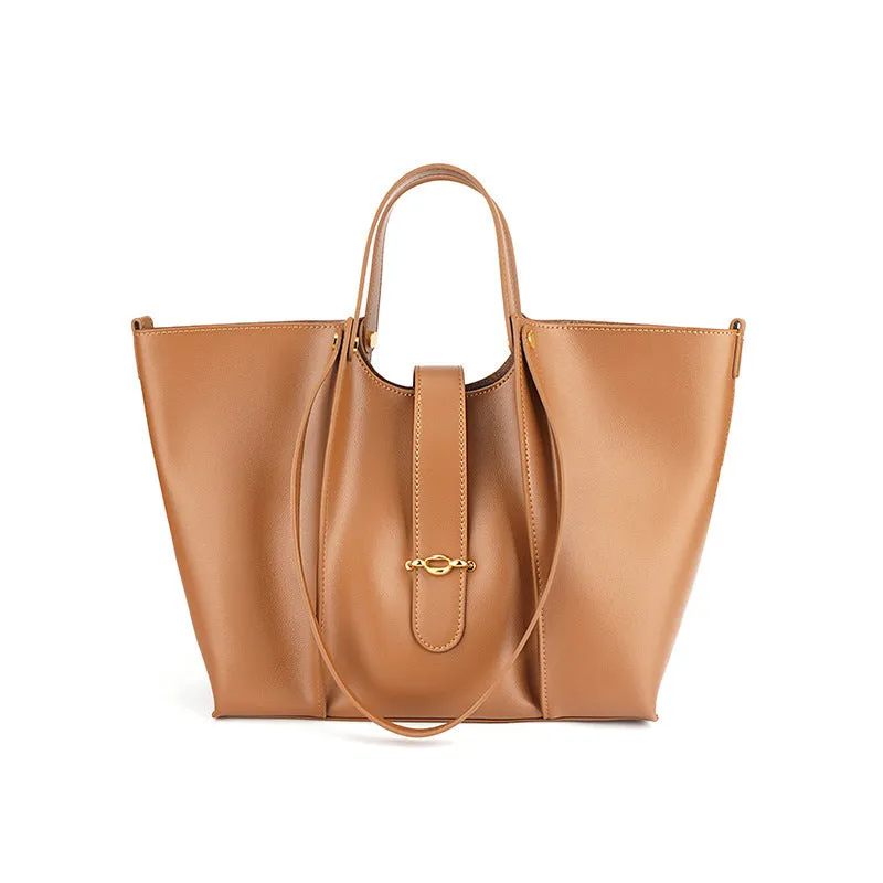 Genuine Leather Large Capacity Bag High-grade Tote Bag