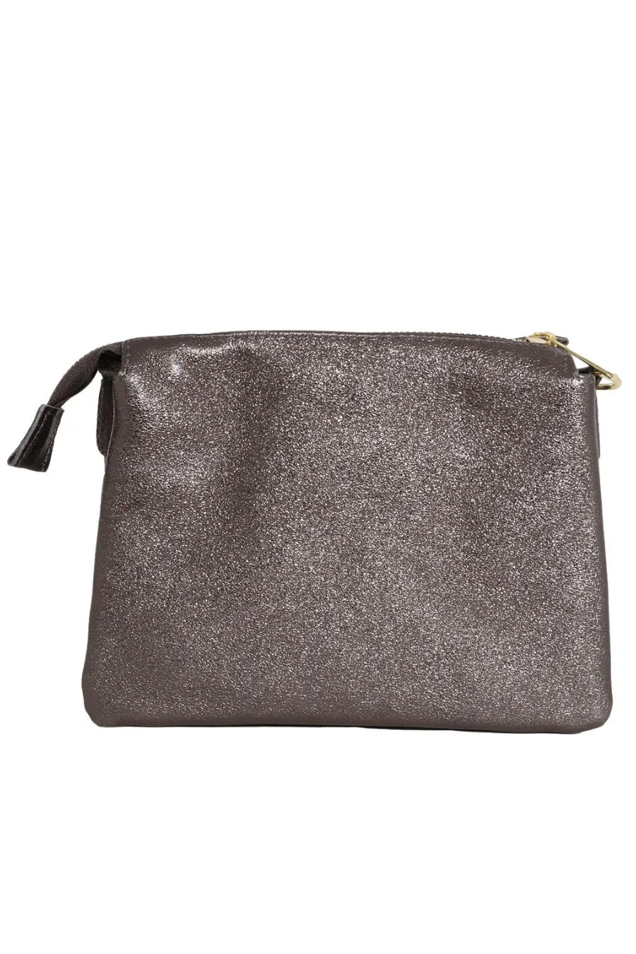 Gia Crossbody Bag - Gun Metal, Metallic