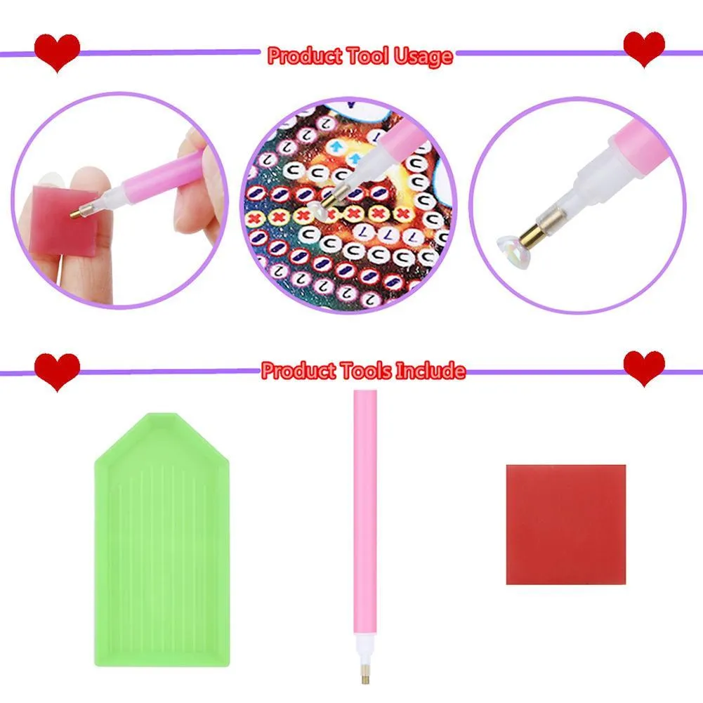 Girl 5D DIY Special Shaped Diamond Painting