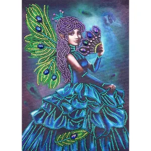 Girl 5D DIY Special Shaped Diamond Painting