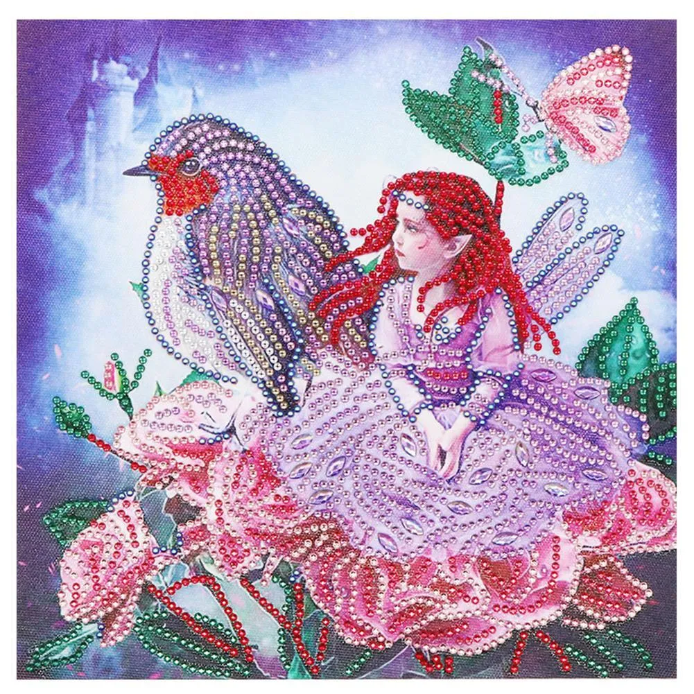 Girl 5D DIY Special Shaped Diamond Painting