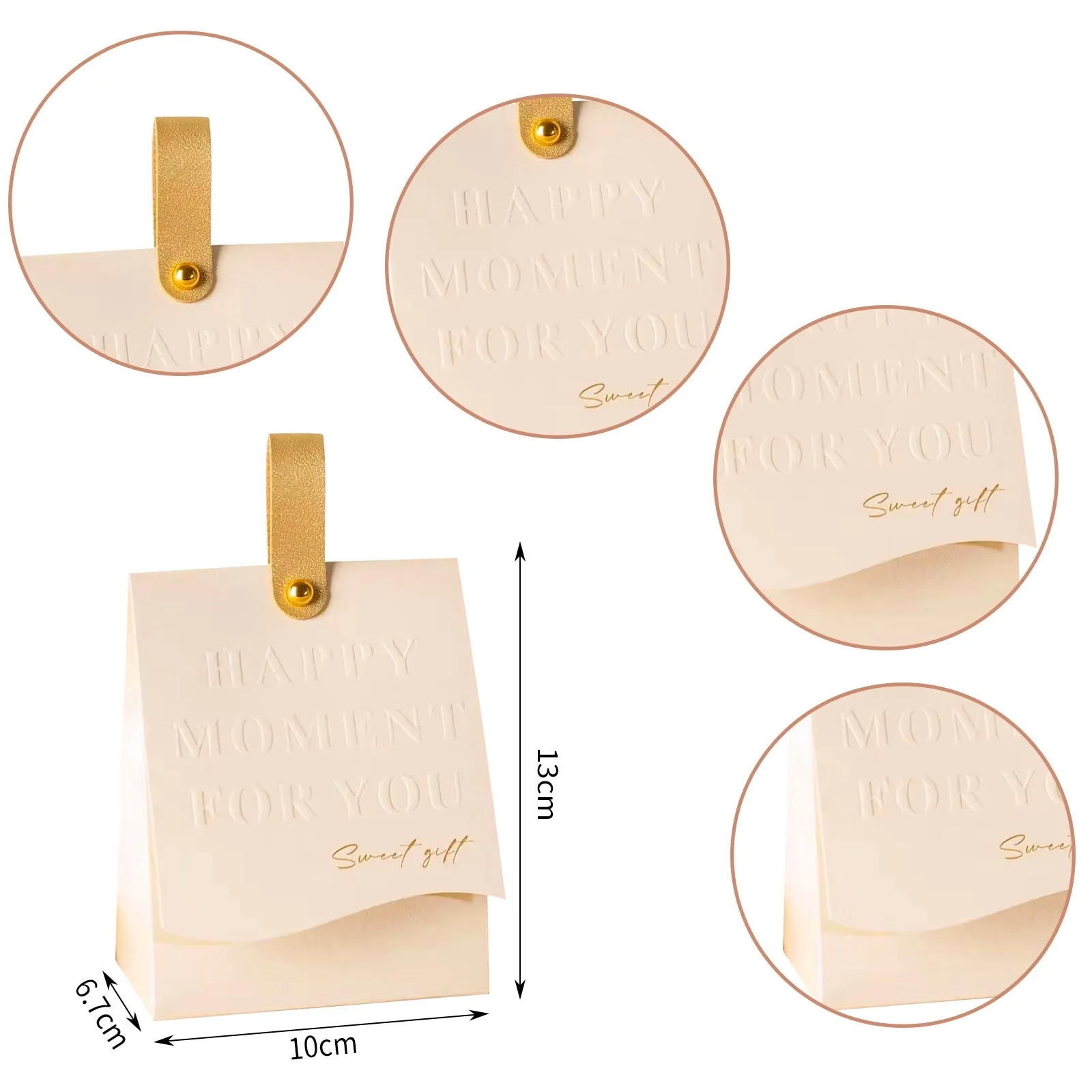 Hand Bag Gift Box, Set of 10 Premium Hand Bag Gift Box