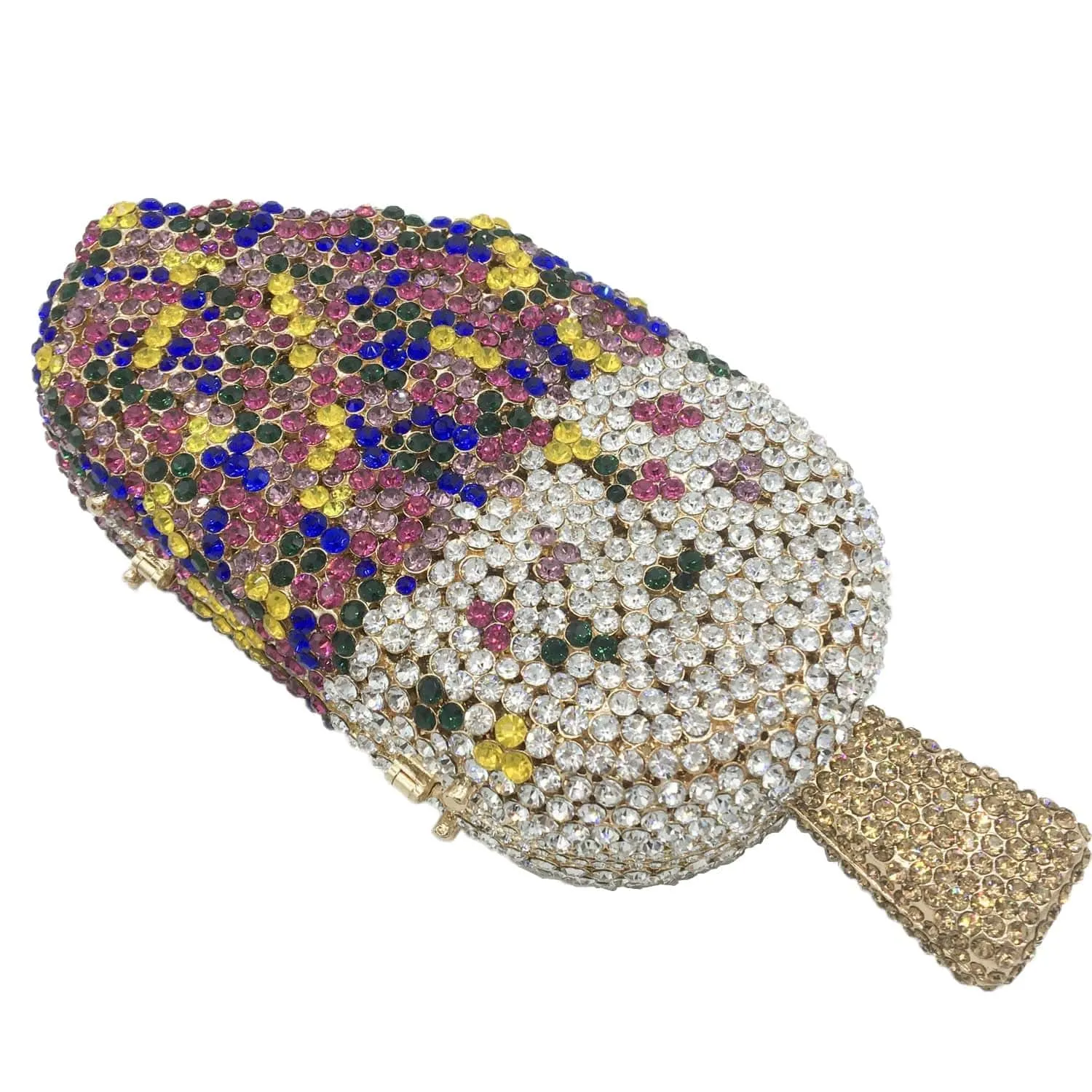 Ice-Cream Rhinestone Mini Clutch