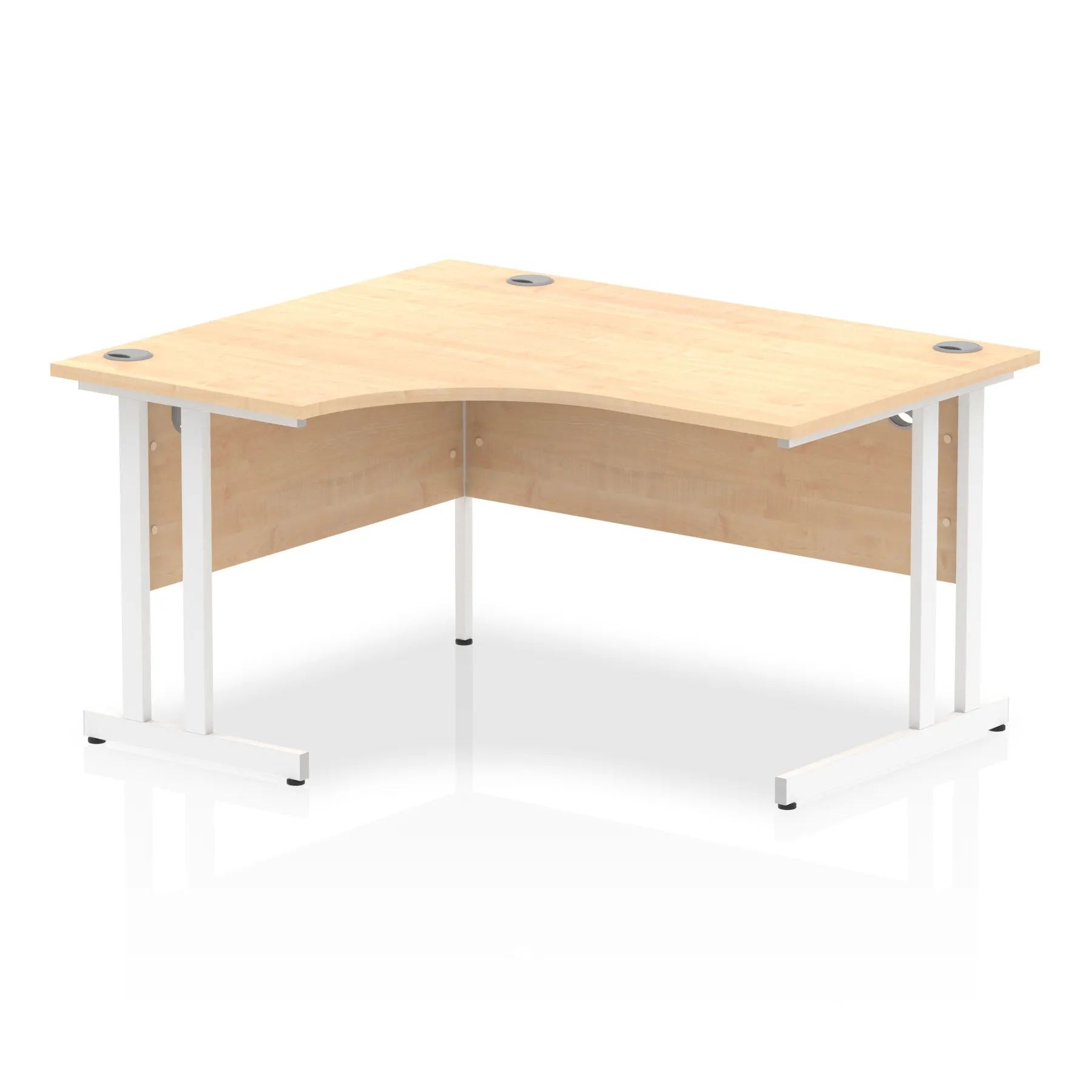 Impulse 1400mm Left Crescent Desk Cantilever Leg