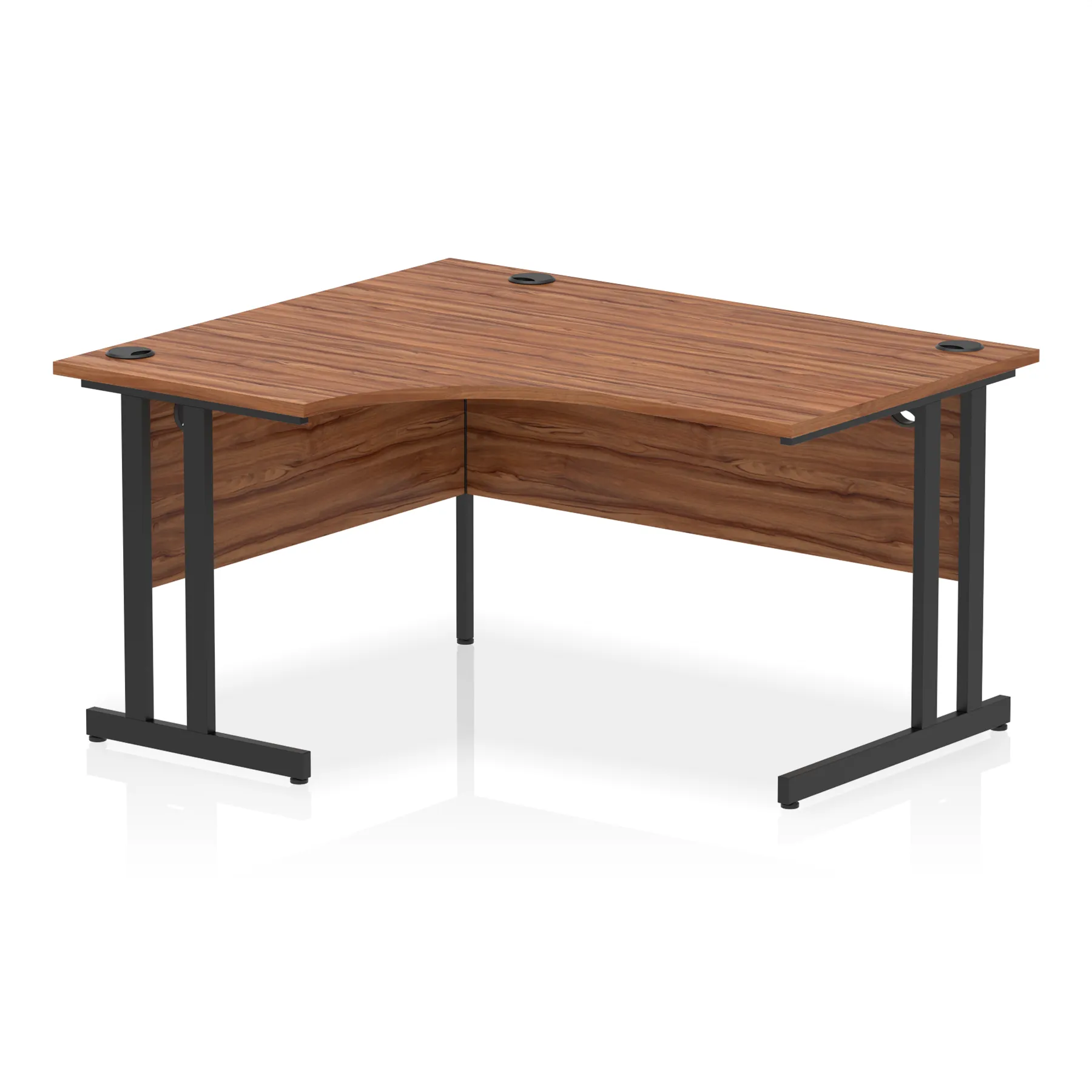 Impulse 1400mm Left Crescent Desk Cantilever Leg