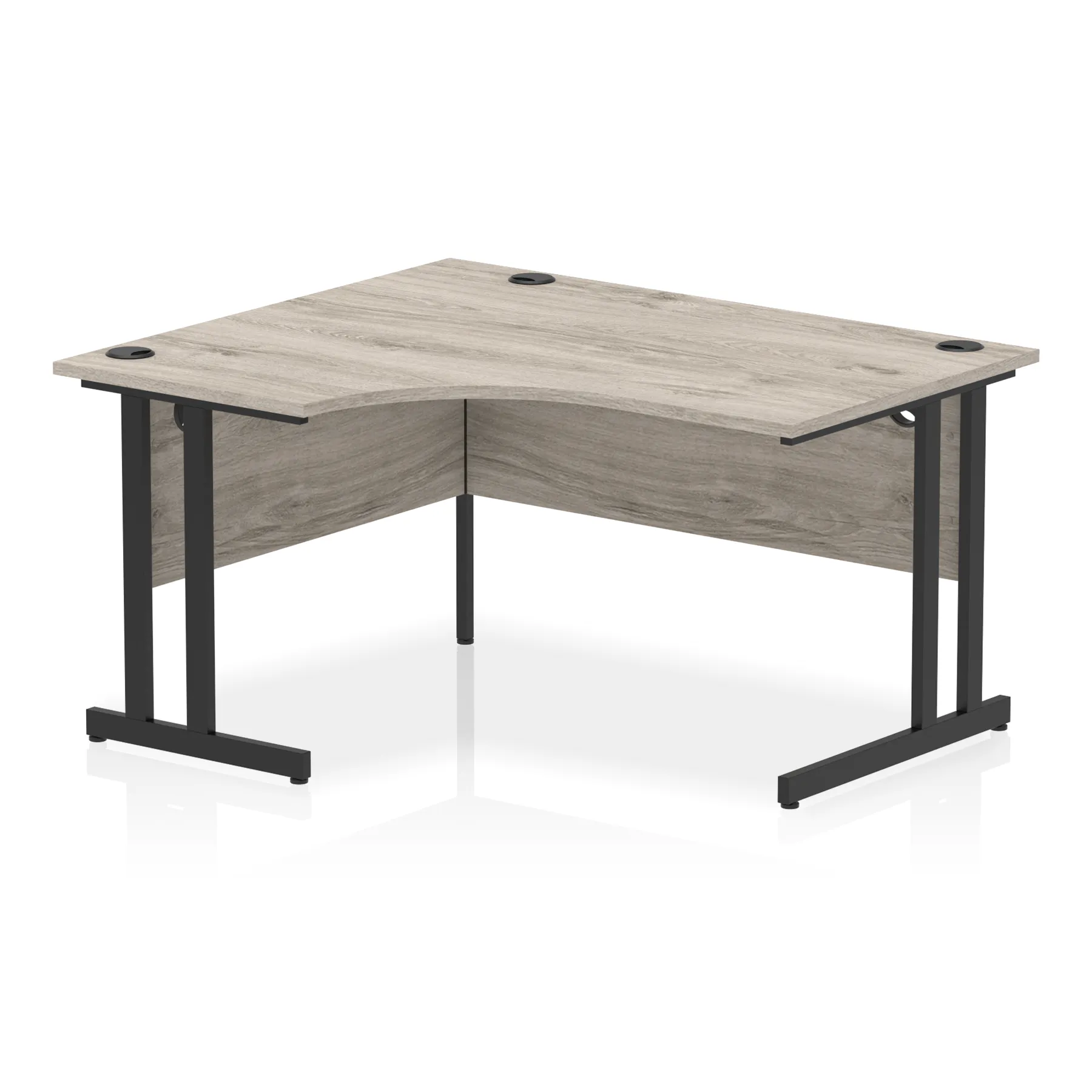 Impulse 1400mm Left Crescent Desk Cantilever Leg