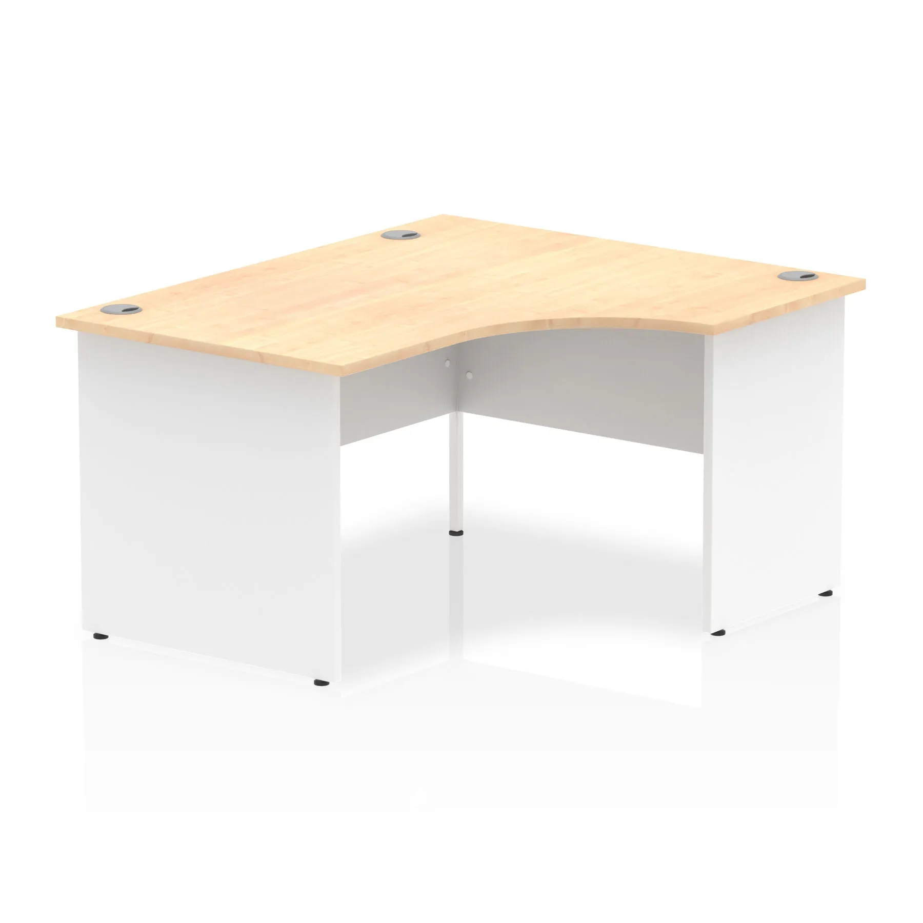 Impulse 1400mm Right Crescent Desk Panel End Leg