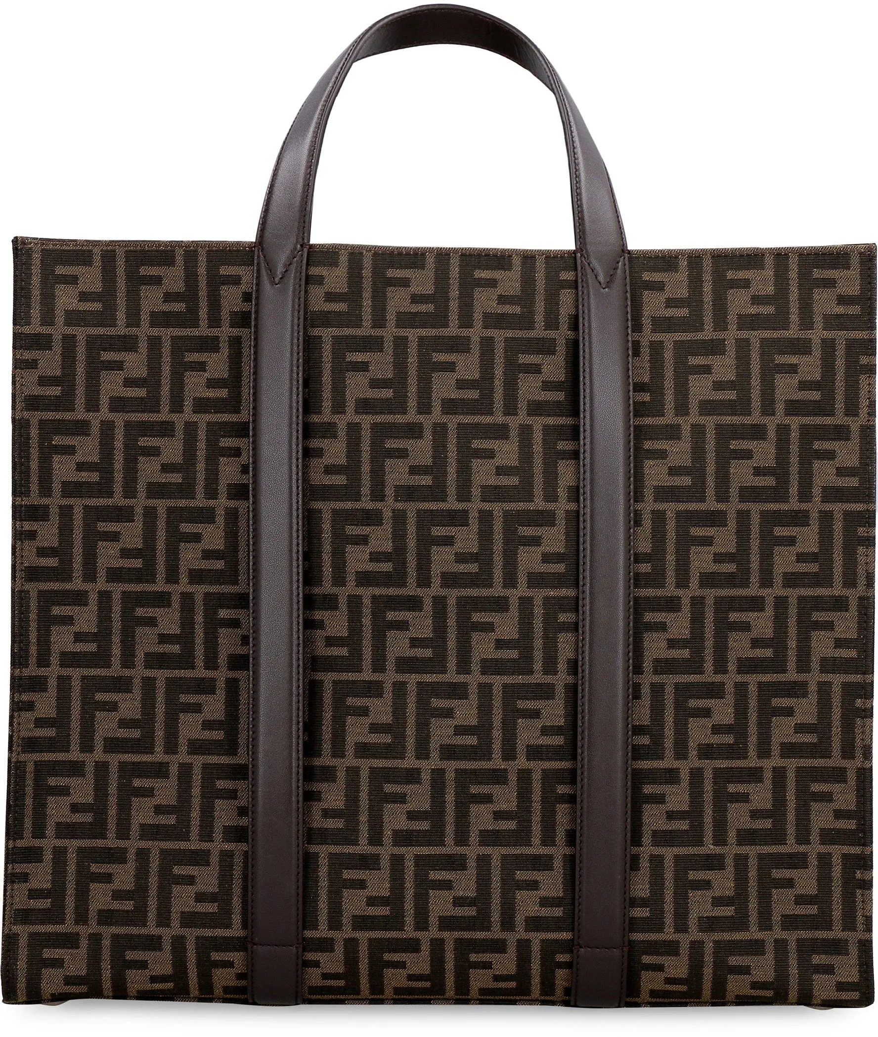 JACQUARD FABRIC TOTE