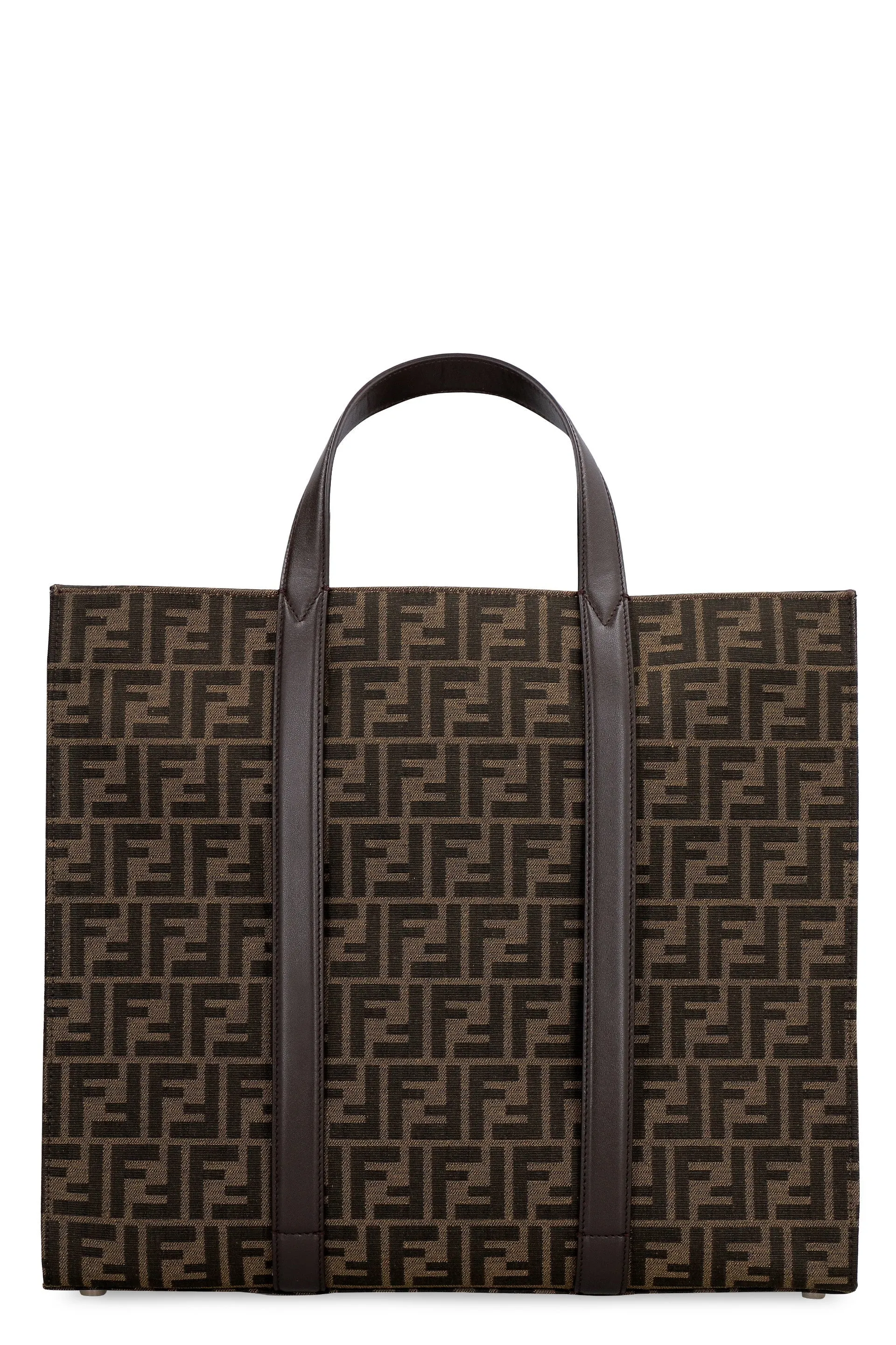 JACQUARD FABRIC TOTE
