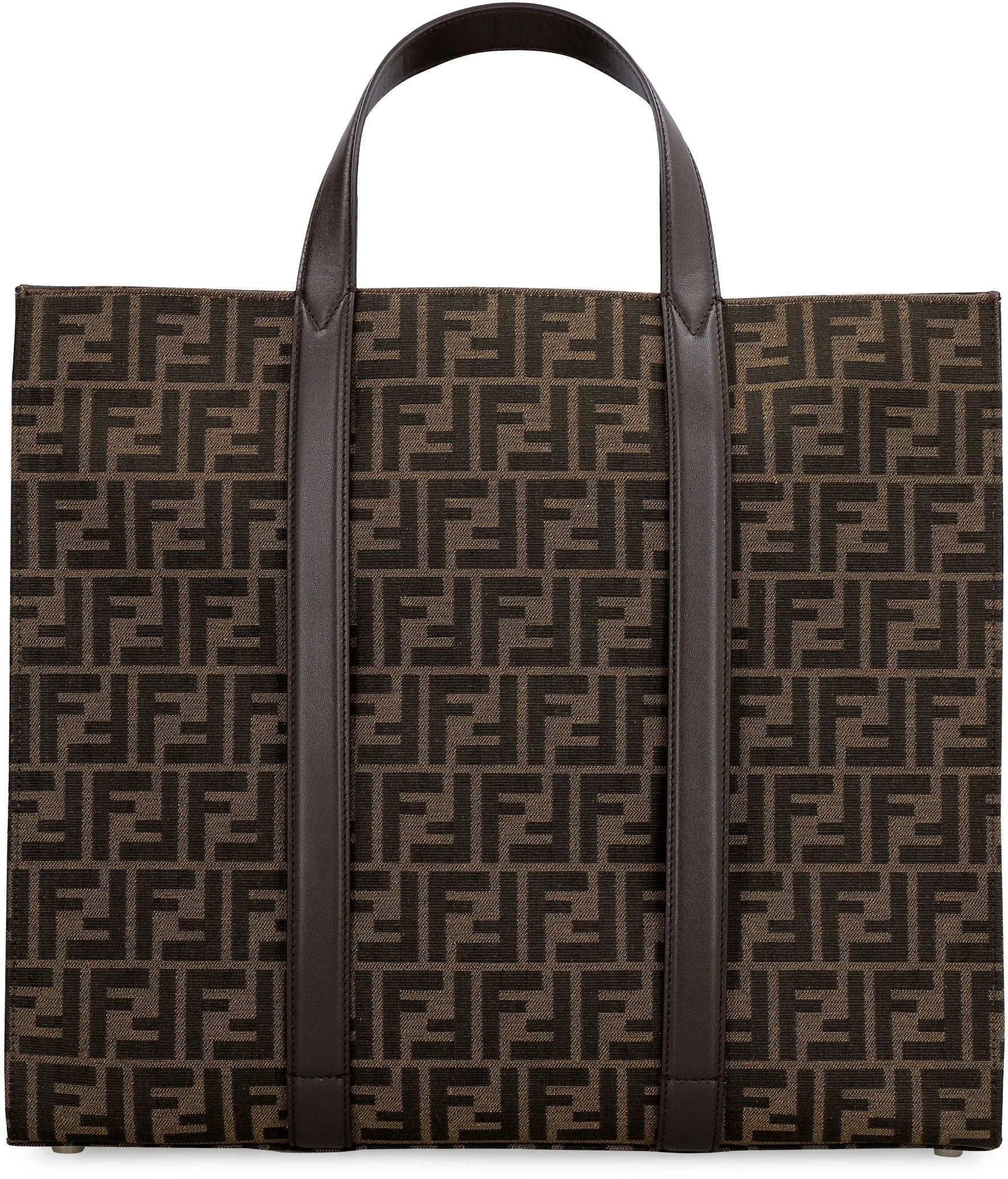 JACQUARD FABRIC TOTE