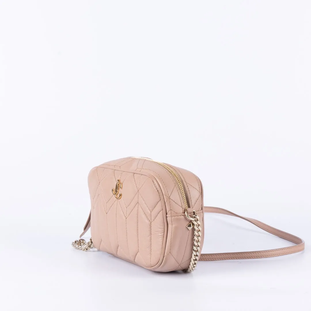 Jimmy Choo Quilted JC Camera Crossbody Bag