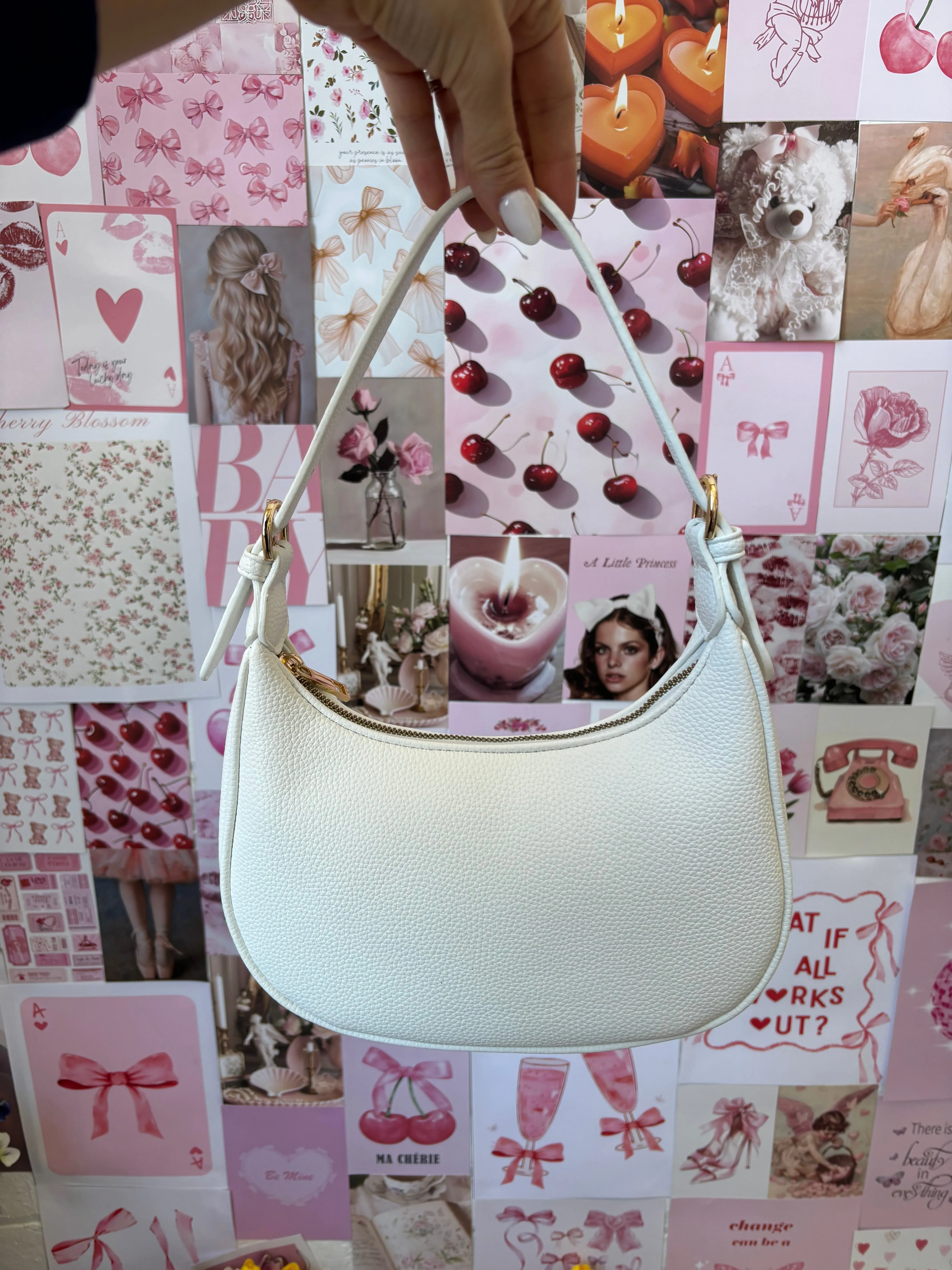 Journey Textured Shoulder Bag