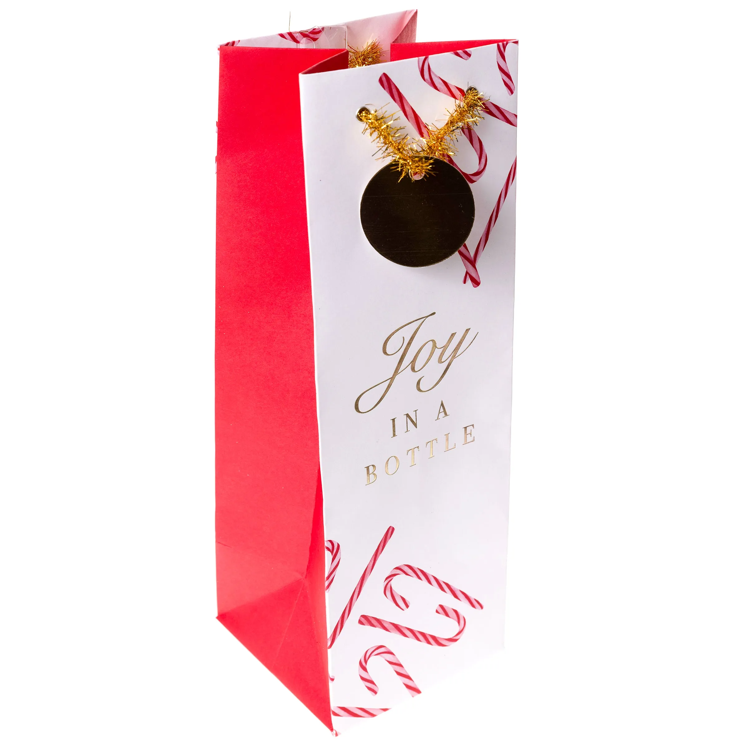 Joy in a Bottle Holiday Wine Gift Bag
