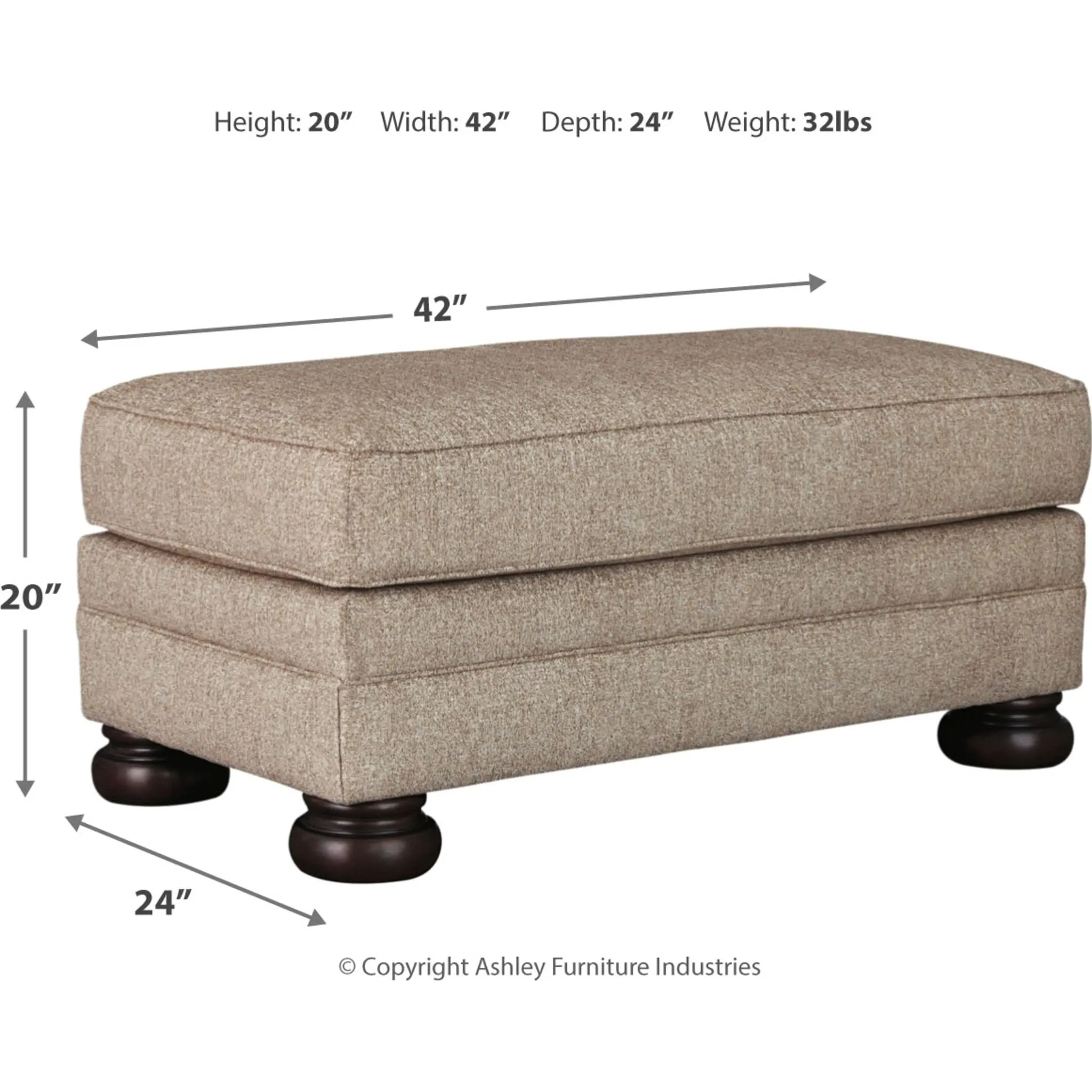 Kananwood Ottoman