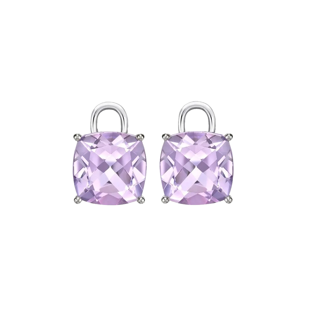 Kiki McDonough Cushion Lavender Amethyst Drops