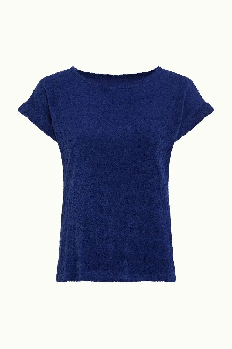 King Louie Aria top wilma terry dazzling blue