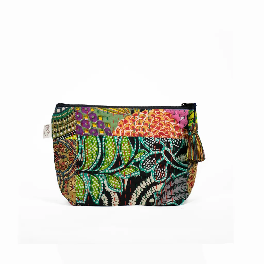 Koala Boho Collection: Makeup Bag in Dark Multi