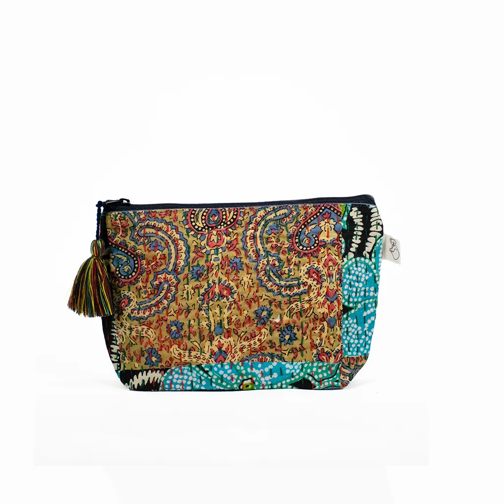 Koala Boho Collection: Makeup Bag in Dark Multi