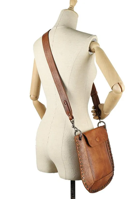 Ladies Green Leather Shoulder Bag Side Bags For Women