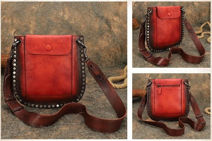 Ladies Green Leather Shoulder Bag Side Bags For Women