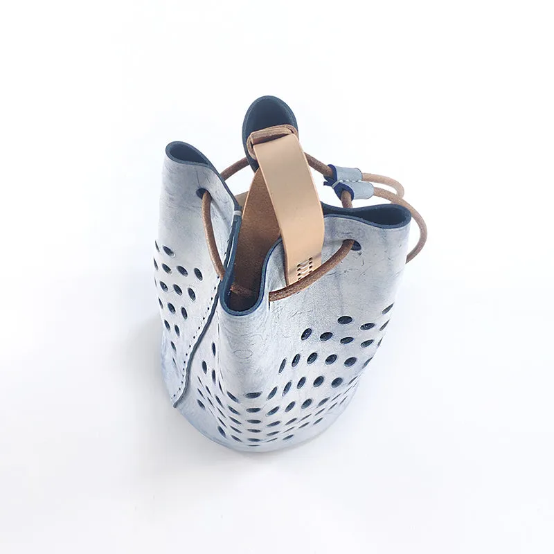Ladies Handmade Waxed Leather Crossbody Bag Side Bags For Women