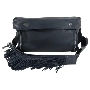 Lanvin Camera Bag Satchel with Fringe Strap