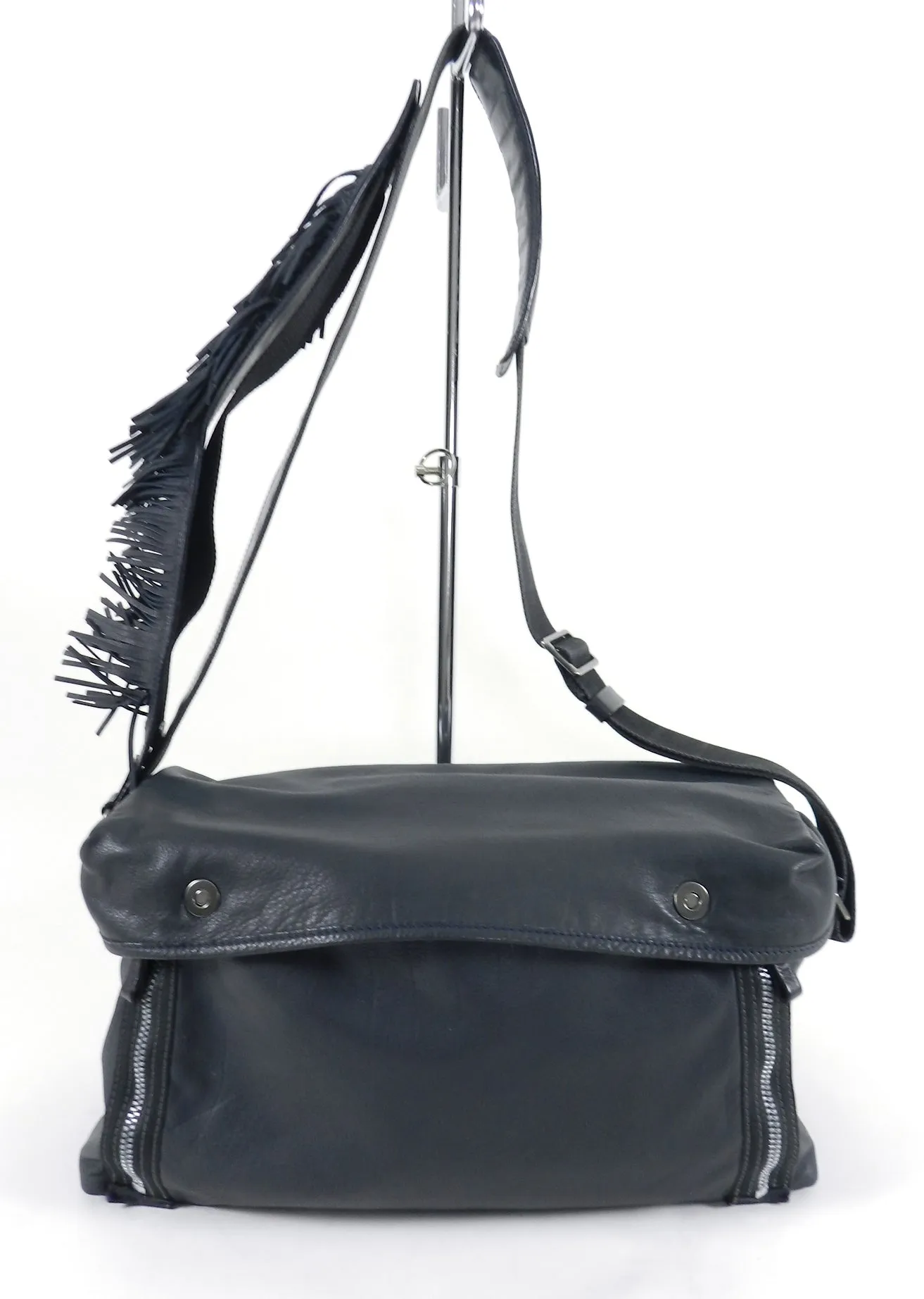 Lanvin Camera Bag Satchel with Fringe Strap