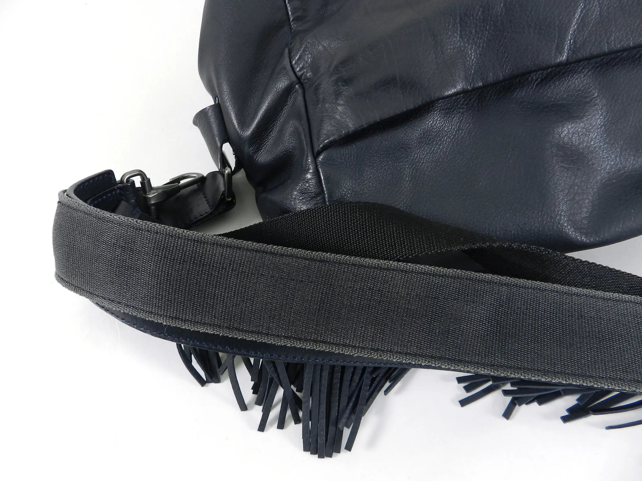 Lanvin Camera Bag Satchel with Fringe Strap