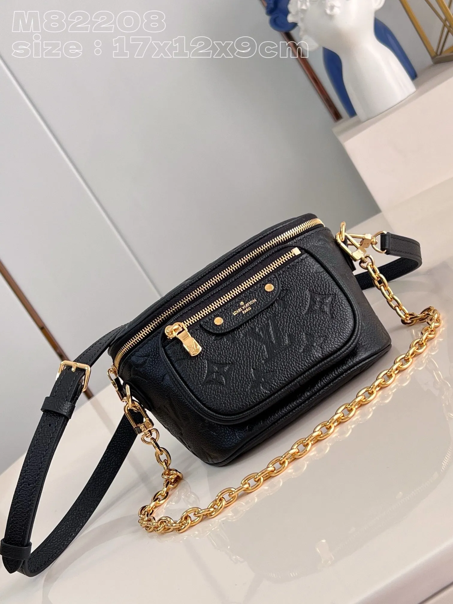 LB916 Mini Bumbag / 6.7 x 4.7 x 3.7 inches / HIGHEST QUALITY VERSION