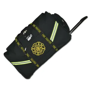 Lightning X Premium Turnout Gear Bag; Luggage Style w/ Wheels, Rigid Sides, Reinforced Bottom & Retractable Handle