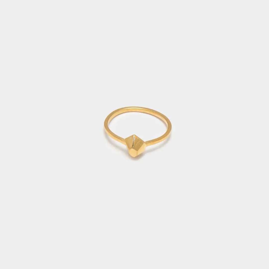 Little Desire - ring - silver 925 - gold plated