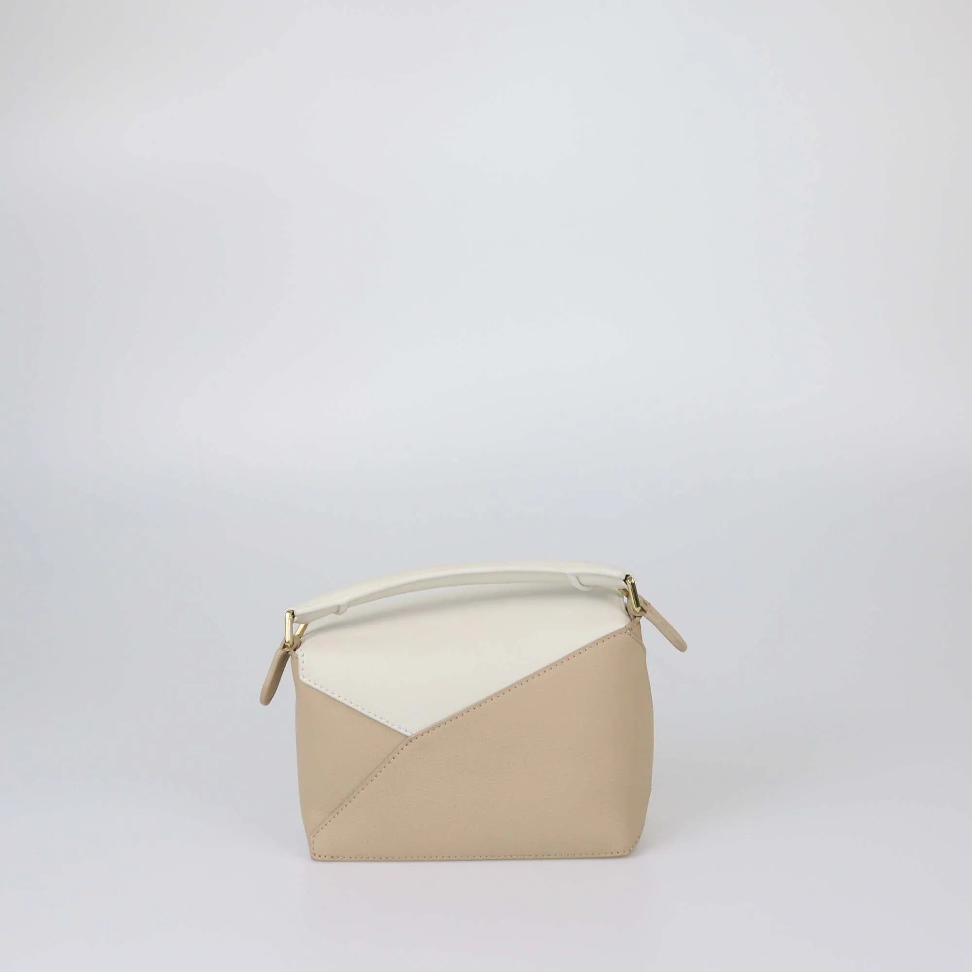 Loewe Bicolor Soft Mini Edge Puzzle Shoulder Bag