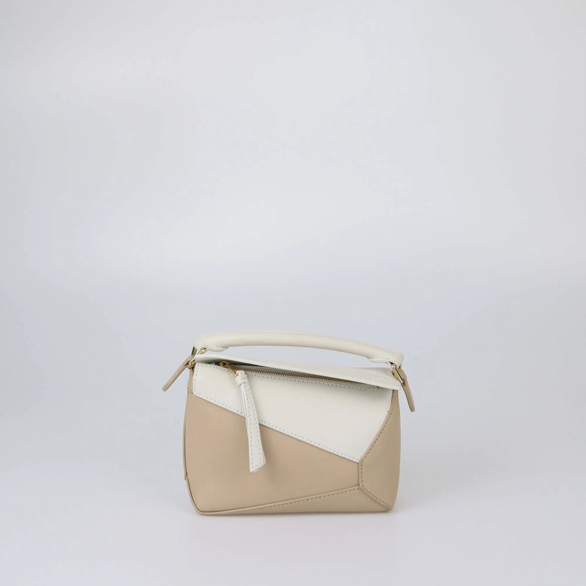 Loewe Bicolor Soft Mini Edge Puzzle Shoulder Bag