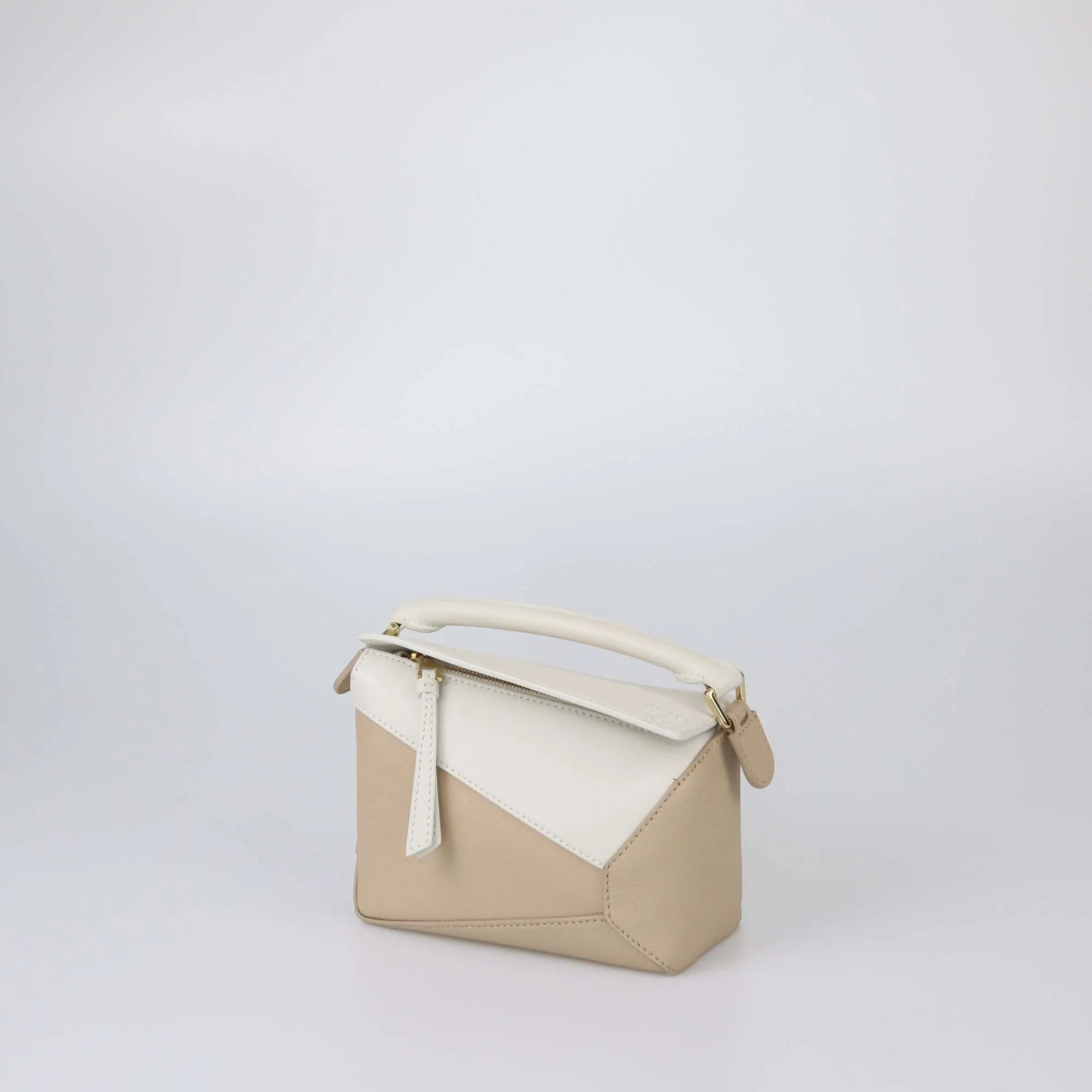 Loewe Bicolor Soft Mini Edge Puzzle Shoulder Bag