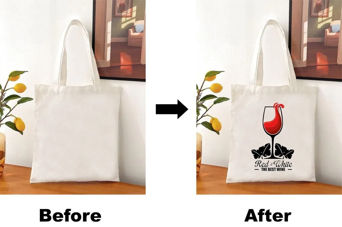 Logo Bag, Custom Tote Bag, Promotional Tote Bag, Trade Show Gift Bag, Custom Shopper