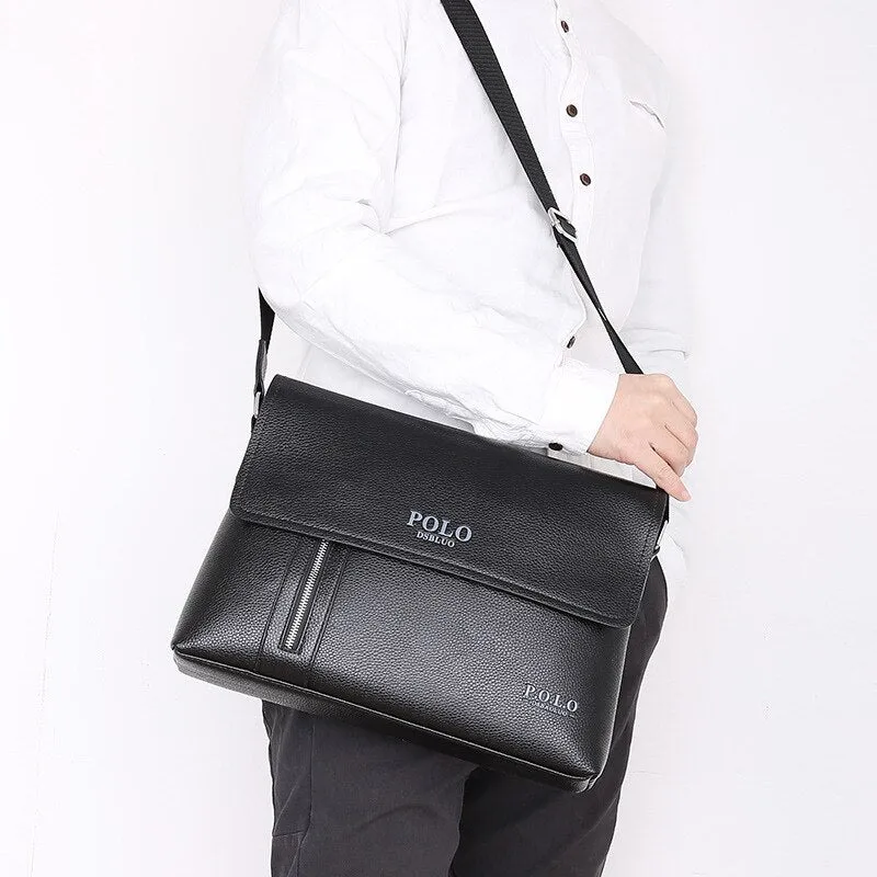 Luxury Men Boy Leather Shoulder Bag Big Capacity 2023 Crossbody Designer Messenger Bags Male Luxurious Brand Men's Small Handbag