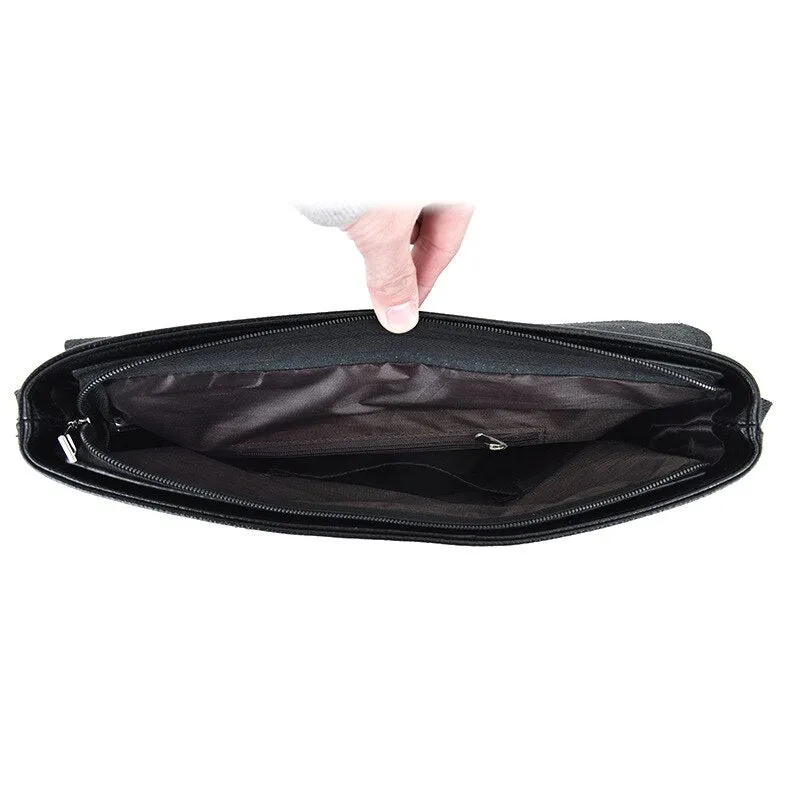 Luxury Men Boy Leather Shoulder Bag Big Capacity 2023 Crossbody Designer Messenger Bags Male Luxurious Brand Men's Small Handbag