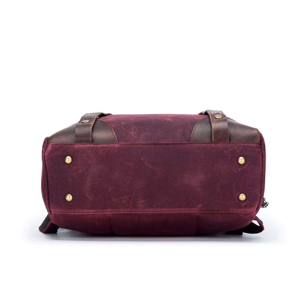 Maker's Canvas Backpack by Della Q