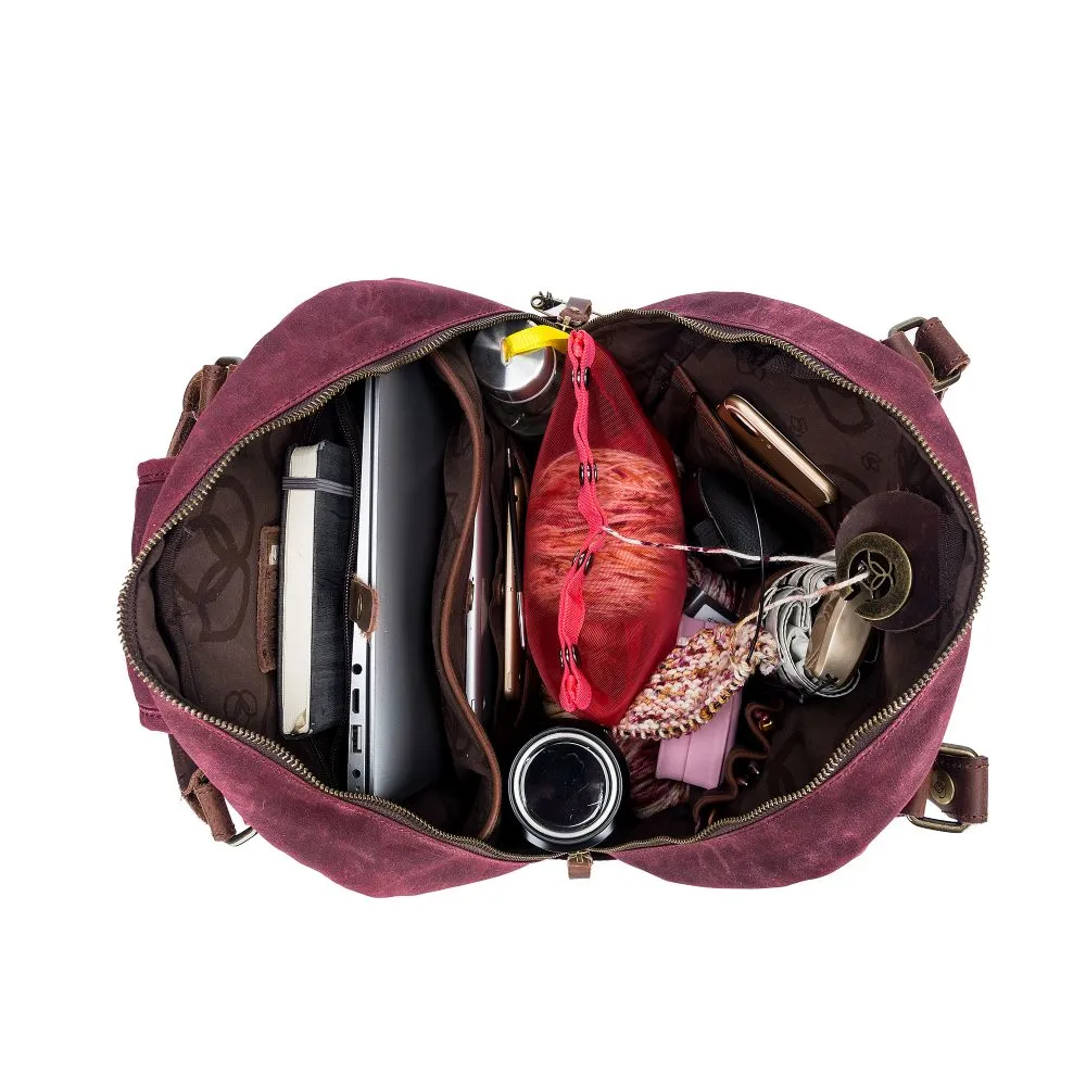 Maker's Canvas Backpack by Della Q