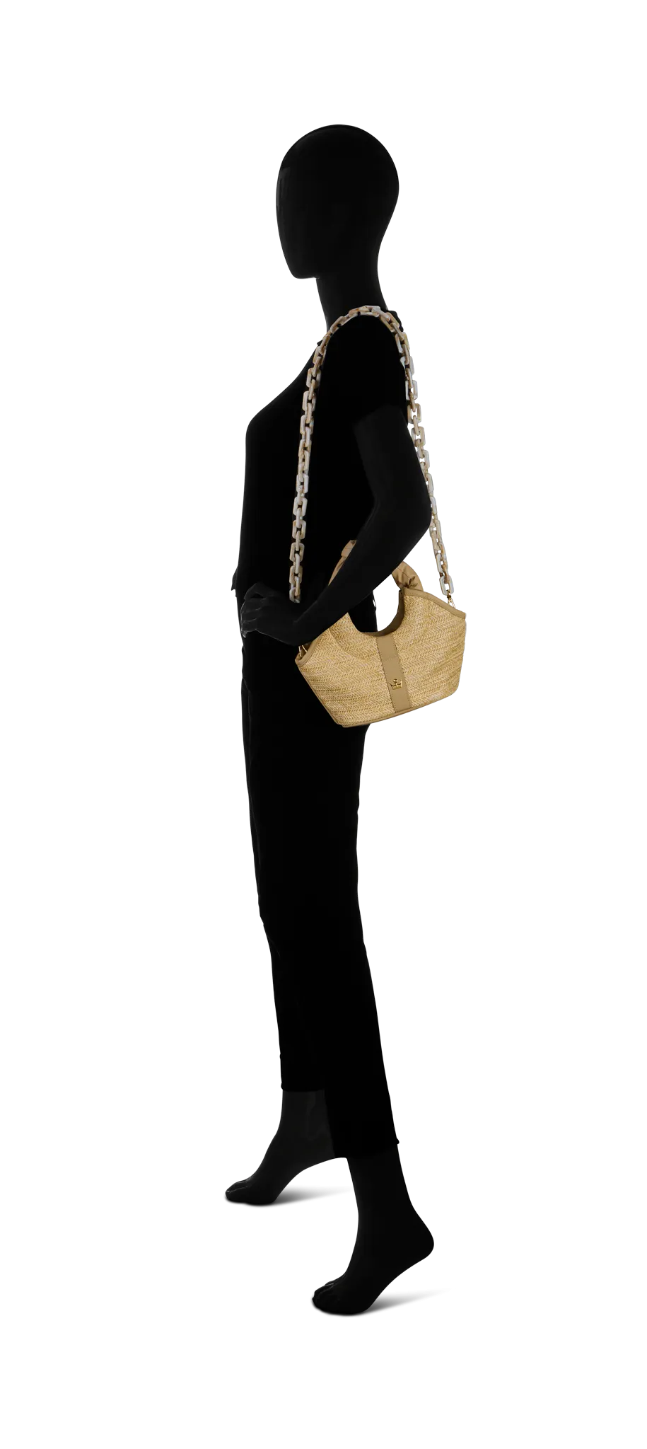 Mini Herringbone Tote