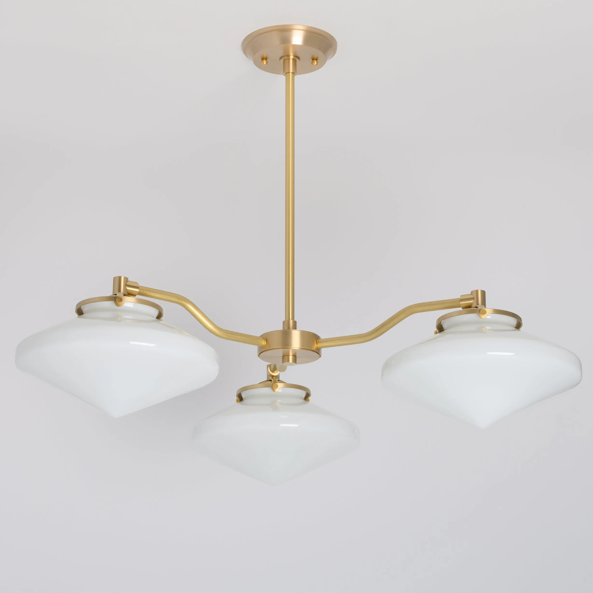 Modern Offset Chandelier