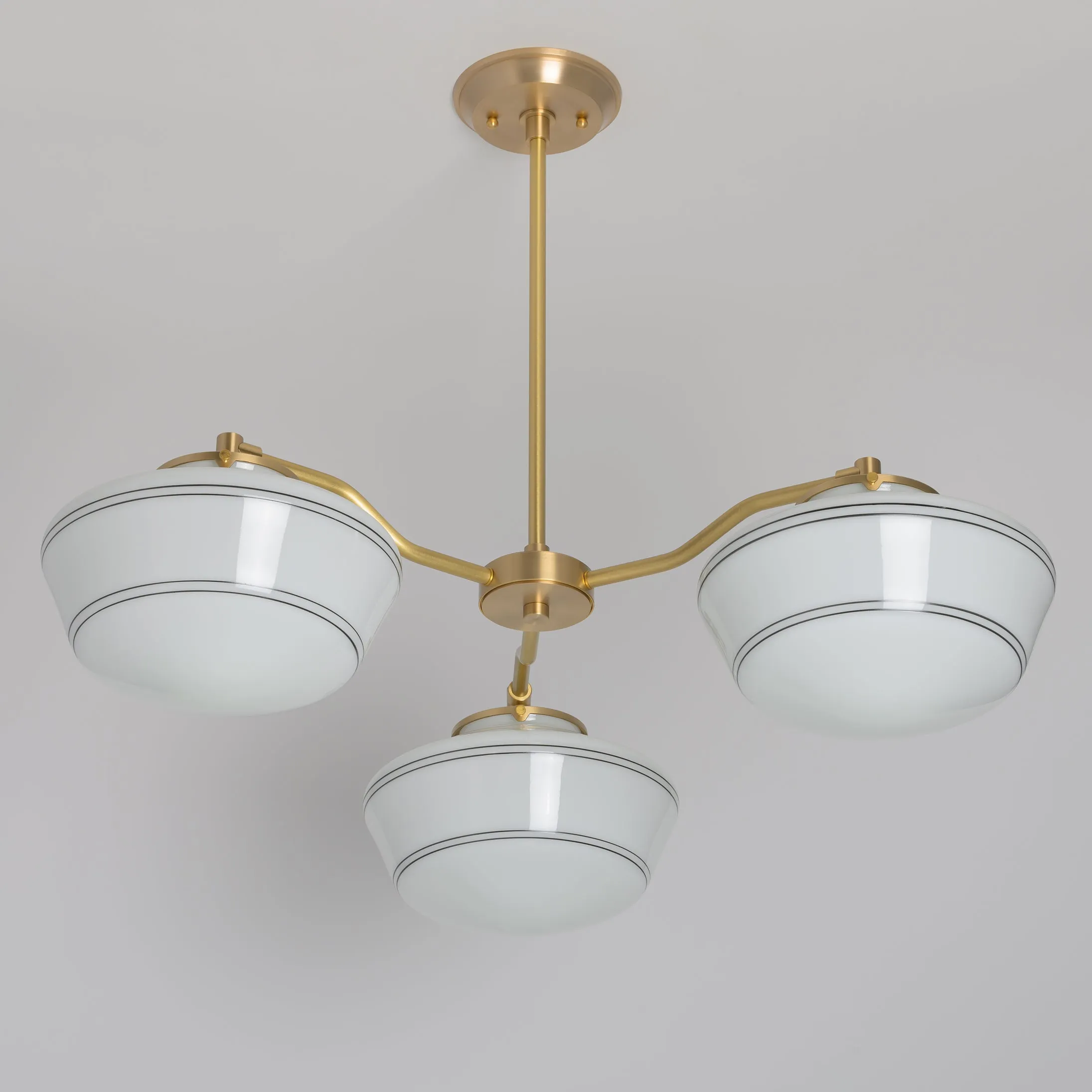 Modern Offset Chandelier