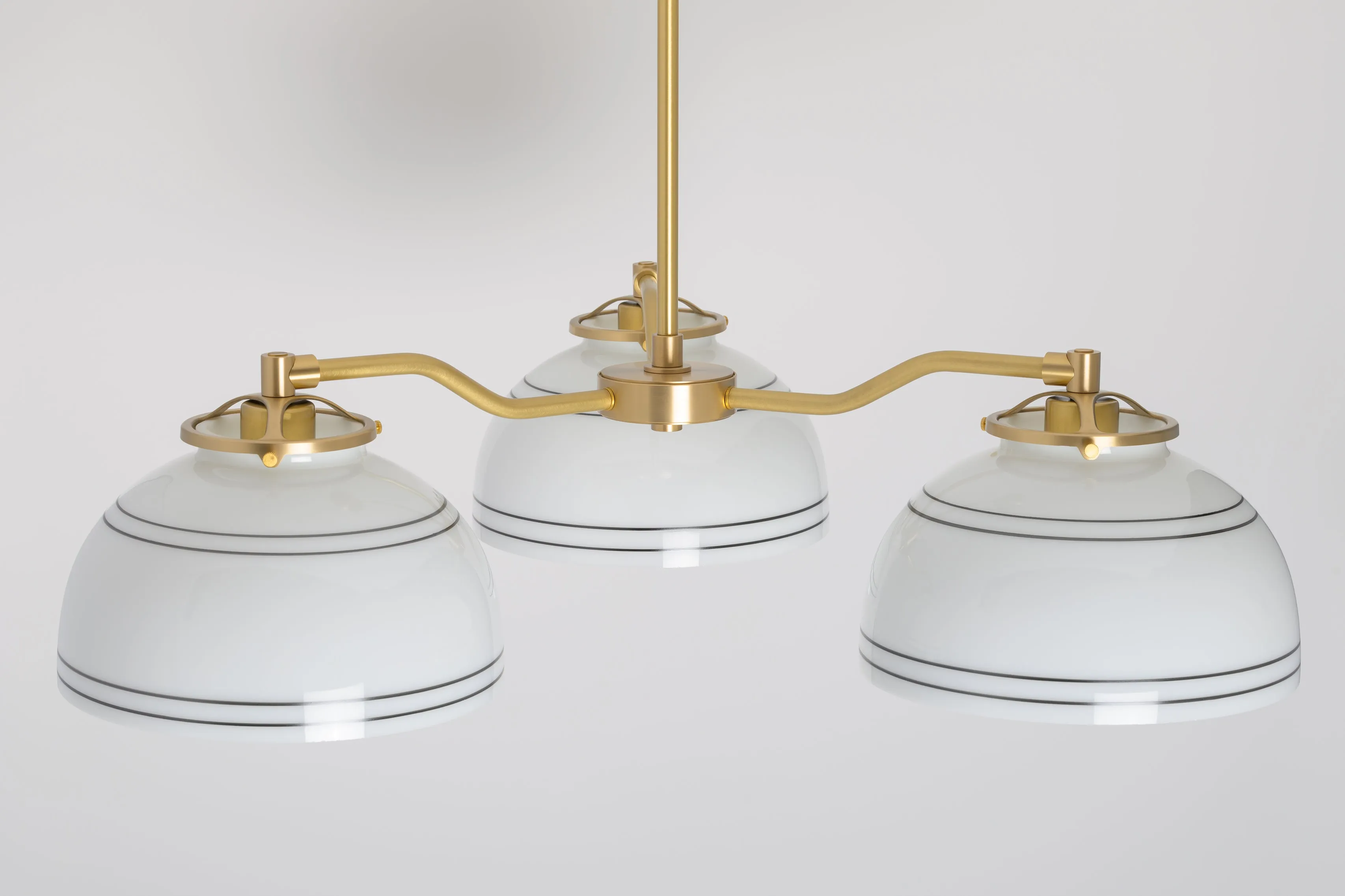 Modern Offset Chandelier