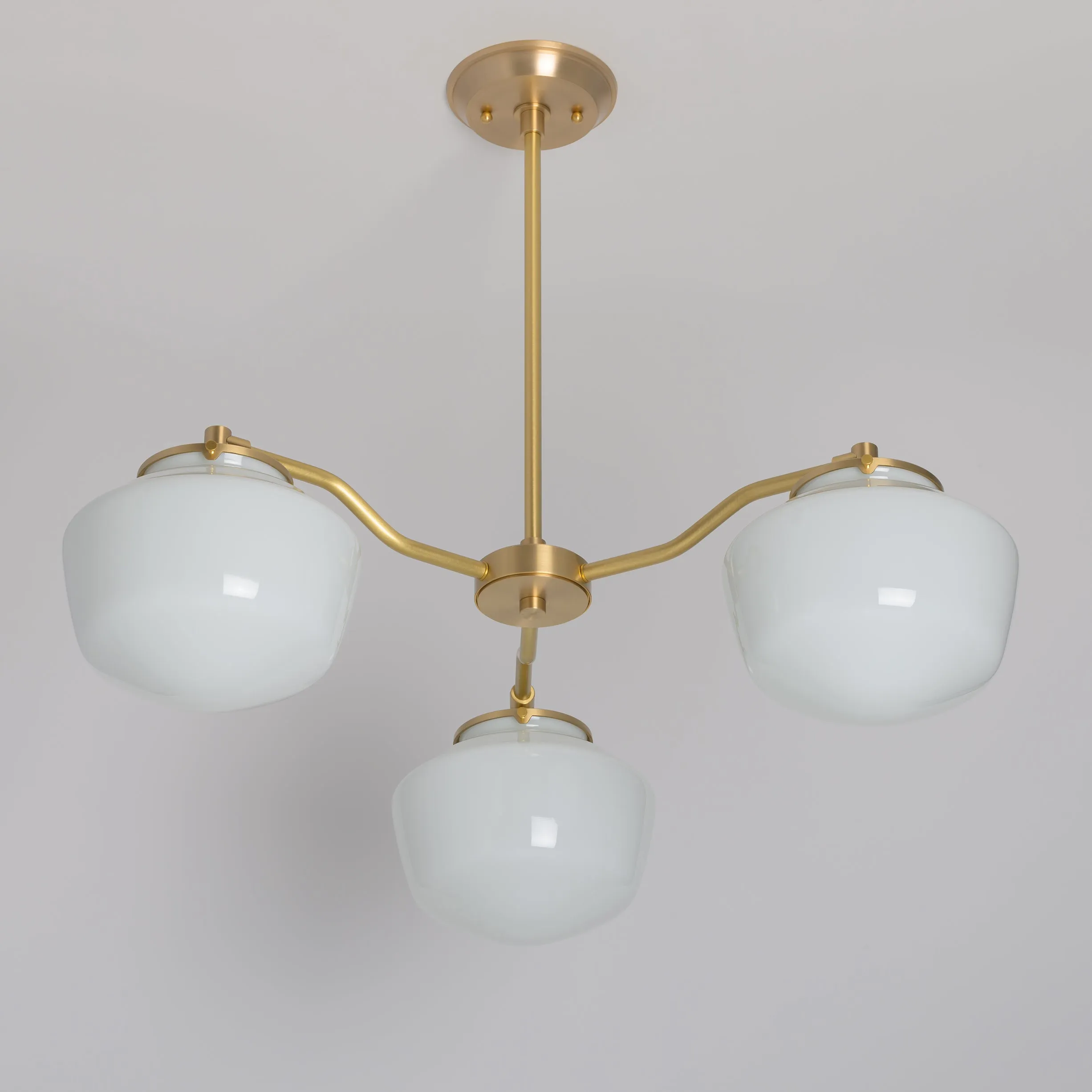 Modern Offset Chandelier