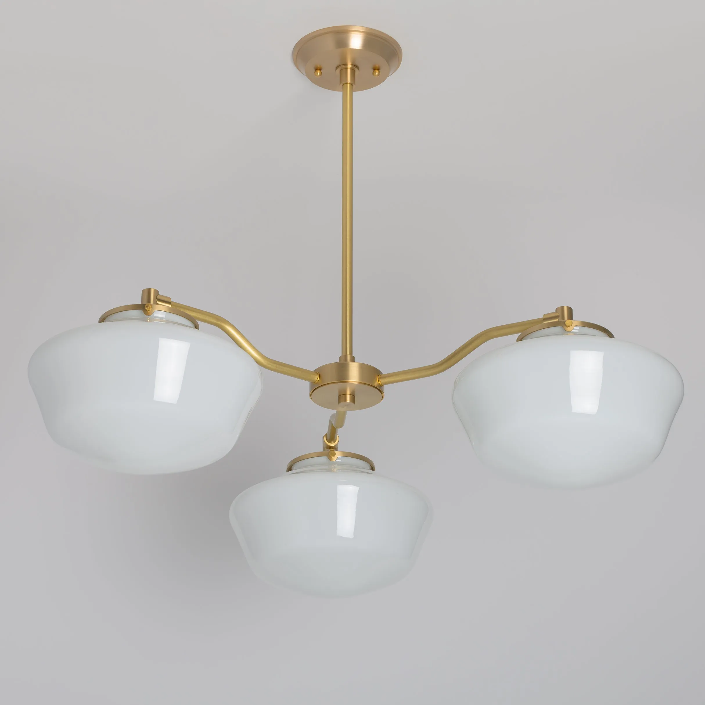 Modern Offset Chandelier
