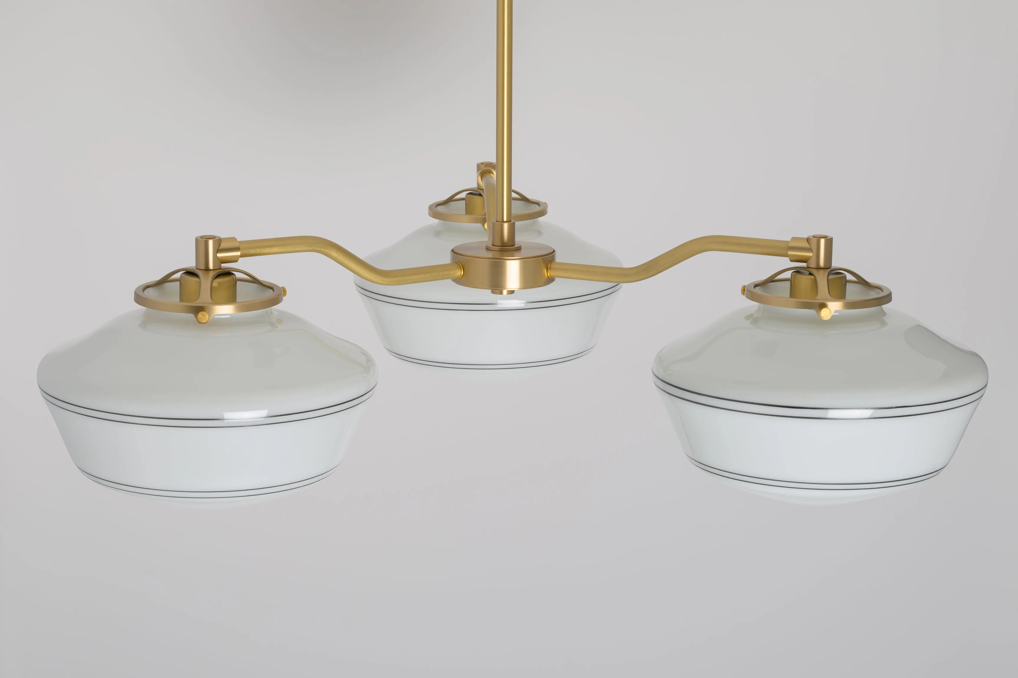 Modern Offset Chandelier
